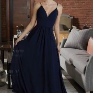 Morilee Madeline Gardener bridesmaids dress- navy